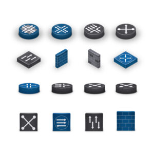 Juniper 3D and 2D Symbols Pack