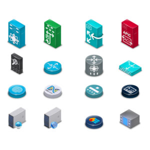 Cisco 3D Network Symbols